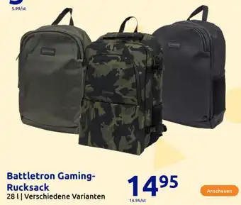 Action Battletron Gaming- Rucksack Angebot