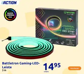 Action Battletron Gaming-LED- Leiste Angebot