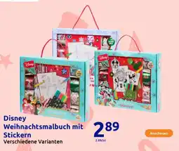 Action Disney Weihnachtsmalbuch mit Stickern Angebot