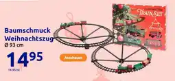 Action Baumschmuck Weihnachtszug Angebot