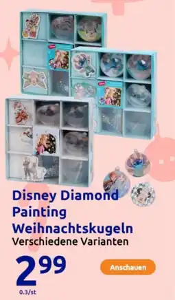 Action Disney Diamond Painting Weihnachtskugeln Angebot