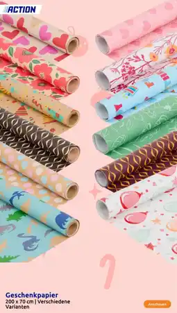 Action Geschenkpapier Angebot