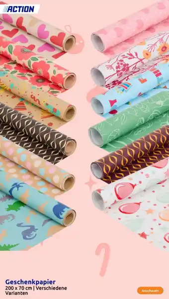 Action Geschenkpapier Angebot