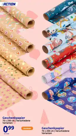 Action Geschenkpapier Angebot