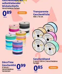 Action Déco Time Geschenkbänd Angebot