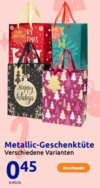 Action Metallic-Geschenktüte Angebot