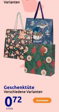 Action Geschenktüte Angebot