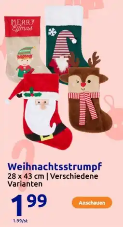 Action Weihnachtsstrumpf Angebot