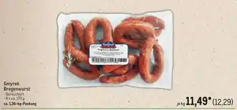 METRO Gmyrek Bregenwurst Angebot