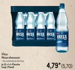 METRO Vilsa Mineralwasser Angebot