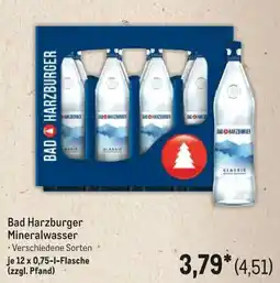 METRO Bad Harzburger Mineralwasser Angebot