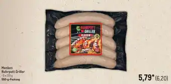 METRO Menken Ruhrpott Griller Angebot