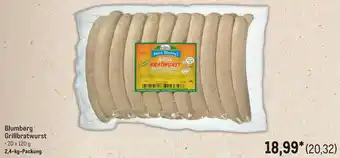 METRO Blumberg Grillbratwurst Angebot