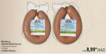 METRO Blumberg Schinkenfleischwurst Angebot