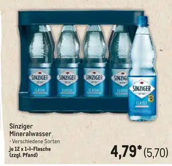 METRO Sinziger Mineralwasser Angebot
