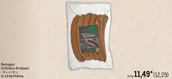 METRO Remagen Schinken-Krakauer Angebot