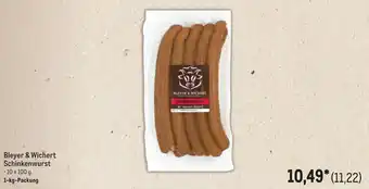 METRO Bleyer & Wichert Schinkenwurst Angebot