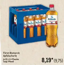 METRO Fürst Bismarck Apfelschorle Angebot