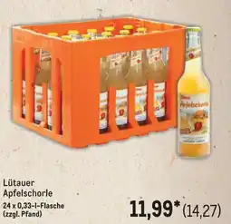 METRO Lütauer Apfelschorle Angebot