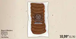 METRO Bleyer & Wiechert Holsteiner Kohlwurst Angebot