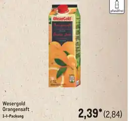 METRO Wesergold Orangensaft Angebot