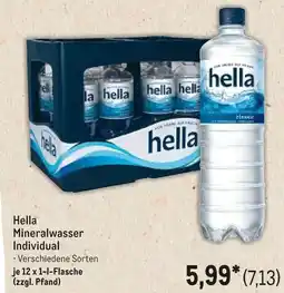 METRO Hella Mineralwasser Individual Angebot