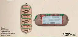 METRO Bittner Hausmacher Zwiebelwurst gekocht/Leberwurst Angebot