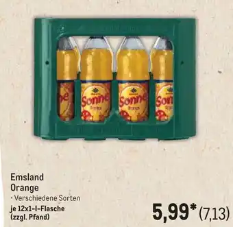 METRO Emsland Orange Angebot