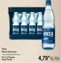 METRO Vilsa Mineralwasser Angebot