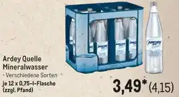 METRO Ardey Quelle Mineralwasser Angebot