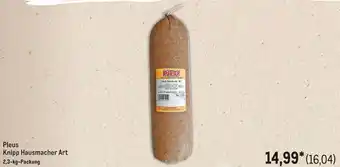 METRO Pleus Knipp Hausmacher Art Angebot