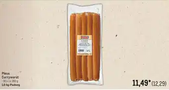 METRO Pleus Currywurst Angebot