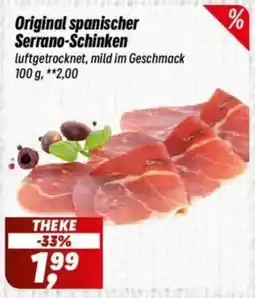 Simmel Original spanischer Serrano-Schinken Angebot