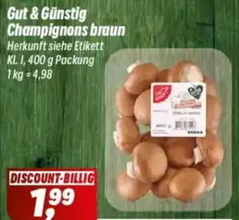 Simmel Gut & Günstig Champignons braun Angebot