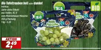 Simmel Bio Tafeltrauben hell oder dunkel Angebot
