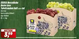 Simmel EDEKA Herzstücke Beste Lese Tafeltrauben hell oder rot Angebot