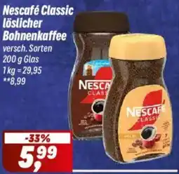 Simmel Nescafé Classic löslicher Bohnenkaffee Angebot