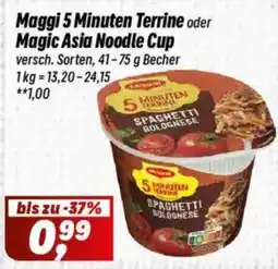 Simmel Maggi 5 Minuten Terrine oder Magic Asia Noodle Cup Angebot