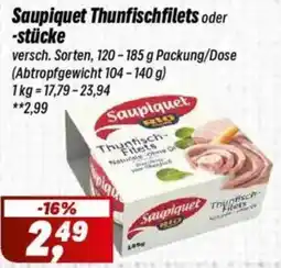 Simmel Saupiquet Thunfischfilets oder -stücke Angebot