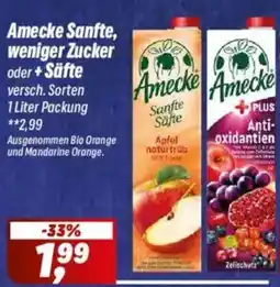 Simmel Amecke Sanfte, weniger Zucker oder +Säfte Angebot