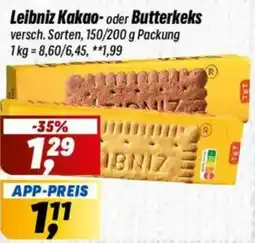 Simmel Leibniz Kakao- oder Butterkeks Angebot