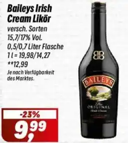 Simmel Baileys Irish Cream Likör Angebot