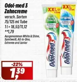 Simmel Odol-med 3 Zahncreme Angebot