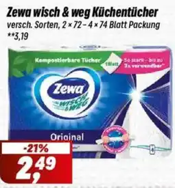 Simmel Zewa wisch & weg Küchentücher Angebot
