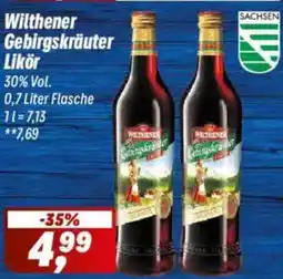Simmel Wilthener Gebirgskräuter Likör Angebot
