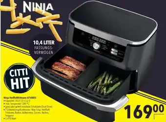 CITTI Markt Ninja Heißluftfritteuse AF500EU Angebot