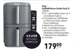 CITTI Markt Ninja Heißluftfritteuse Double Stack XL SL400EU Angebot