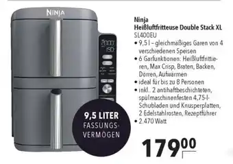 CITTI Markt Ninja Heißluftfritteuse Double Stack XL SL400EU Angebot