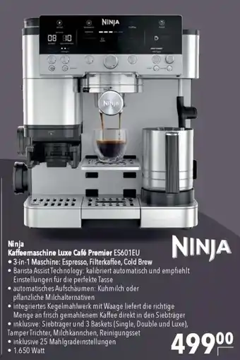 CITTI Markt Ninja Kaffeemaschine Luxe Café Premier ES601EU Angebot