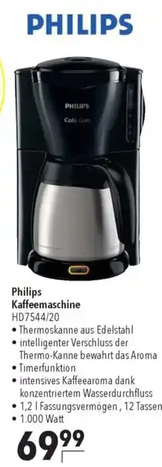 CITTI Markt Philips Kaffeemaschine HD7544/20 Angebot